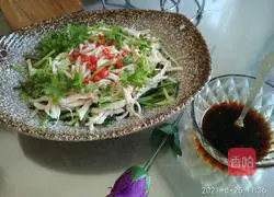 Illustration of how to make cucumber mixed with chicken breast 16