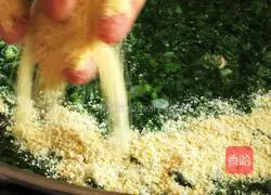 Illustration of how to make autumn healthy side dishes, radish sprouts and small tofu 9