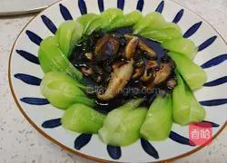 Illustration of how to make black beans, mushrooms and rapeseed 14