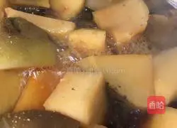 Illustration of braised kohlrabi 12