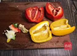 Illustration of how to make stir-fried colored peppers 2