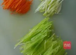 Cold salad with shredded bamboo shoots Practice illustration 2