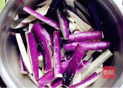 Illustration of how to make fish-flavored eggplant 2