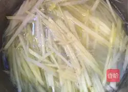 Refreshing shredded potatoes Illustration of how to do it 2