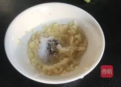 Illustration of how to make garlic beans 3