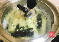 Illustration of how to make steamed eggplant with garlic 3