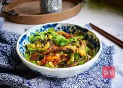 Illustration of how to make eggplant mixed with sauce 6