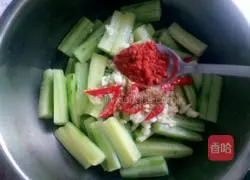 Cold salad Illustration of how to make cucumber 11