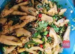 Illustration of homemade cold chicken feet 7