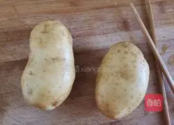 Illustration of how to make organ roasted potatoes 1