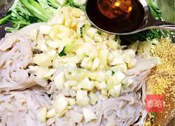 Illustration of how to make cold enoki mushrooms 4