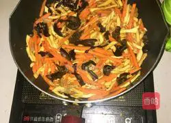 Illustration of how to make fish-flavored king oyster mushroom 6