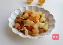 Illustration of how to make vinegar-flavored winter melon 11