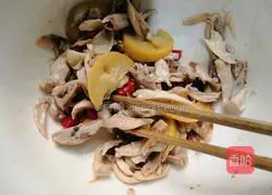 Lemon Illustration of how to make shredded chicken 14