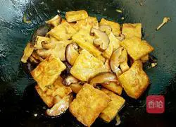 Illustration of how to cook tofu with mushrooms 10