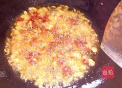 Illustration of making shiitake mushrooms and Shanghai greens 2