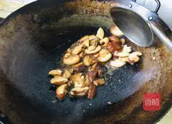 Illustration of how to make mushrooms and rapeseed 5