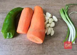 Illustration of how to make fried carrots 2