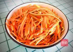 Illustration of how to make fried tofu with shredded carrots 10