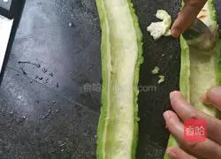 Cold Illustration of how to make bitter melon 1