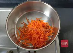  Fish-flavored pork Illustration of how to make silk (vegetarian version) 3