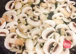 Illustration of how to cook asparagus and mushrooms 4