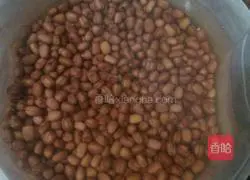 Illustration of how to make red bean paste 1