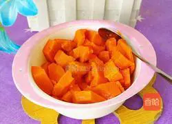 Illustration of how to make carrot nutritious rice cereal 6