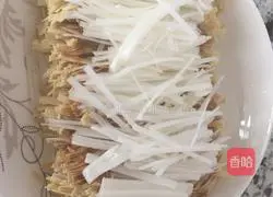 Illustration of how to make oil-dried tofu 10