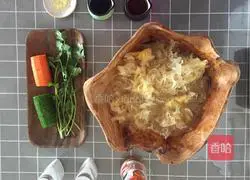 Illustration of how to make cold white fungus 1