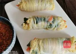 Illustration of how to make vegetable rolls 11