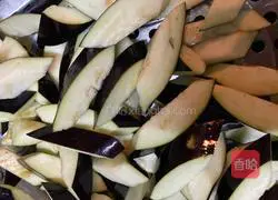 Illustration of how to make flavored eggplant 1