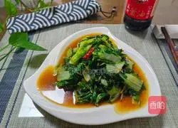 Illustration of how to make baby cabbage with beautiful sauce 6