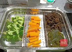 Illustration of how to make steamed cold vegetables 4