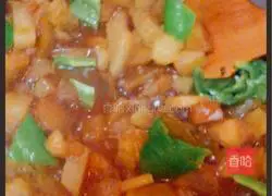 Potatoes and eggplant stewed Illustration of how to do it 6