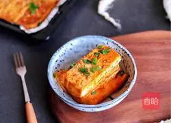 Illustration of how to make flavored grilled tofu 8