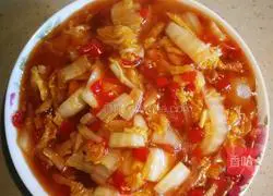 Illustration of how to make chopped pepper and cabbage 9