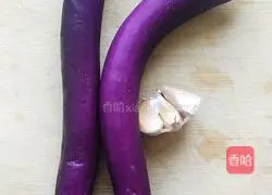 Illustration of how to make garlic eggplant 1