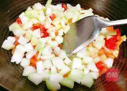 Illustration of how to make tomato-fried zucchini 9