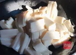 Illustration of how to make tofu with green onions 2