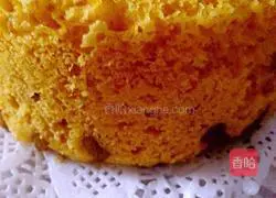 Illustration of how to make pumpkin hair cake 10