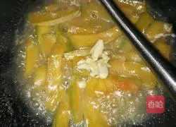 Illustration of home-style fried pumpkin 6