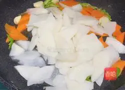 Stir-fry yam Illustration of how to make fungus 7