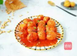 Illustration of how to make sweet and sour tofu balls 13