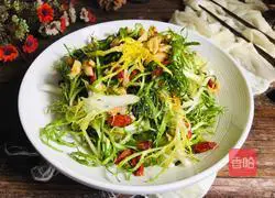 Illustration of how to make wolfberry and peanut mixed with bitter chrysanthemum 10