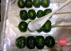 Illustration of grilled leeks 10