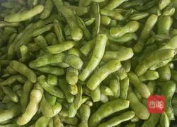 Illustration of how to make braised edamame 1