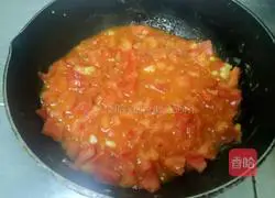 Illustration of how to make tomato scrambled eggs 7