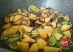 Illustration of how to make three fresh vegetables 14