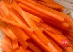 Illustration of how to make vinegar-coated potato shreds 5